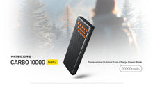 Load image into Gallery viewer, Nitecore Carbo 10000 Gen2 10,000mAh Fast-Charging Power Bank
