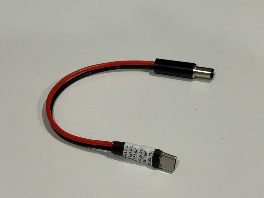 Barrel 5.5x2.1 12V Source from USB-C PD F